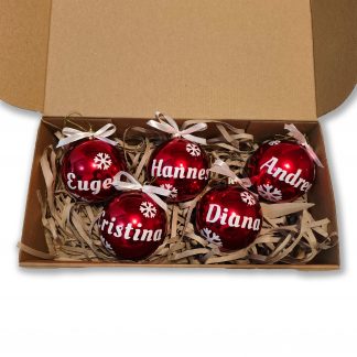 Bola de Navidad Personalizada 8 cm - Adornos Personalizados